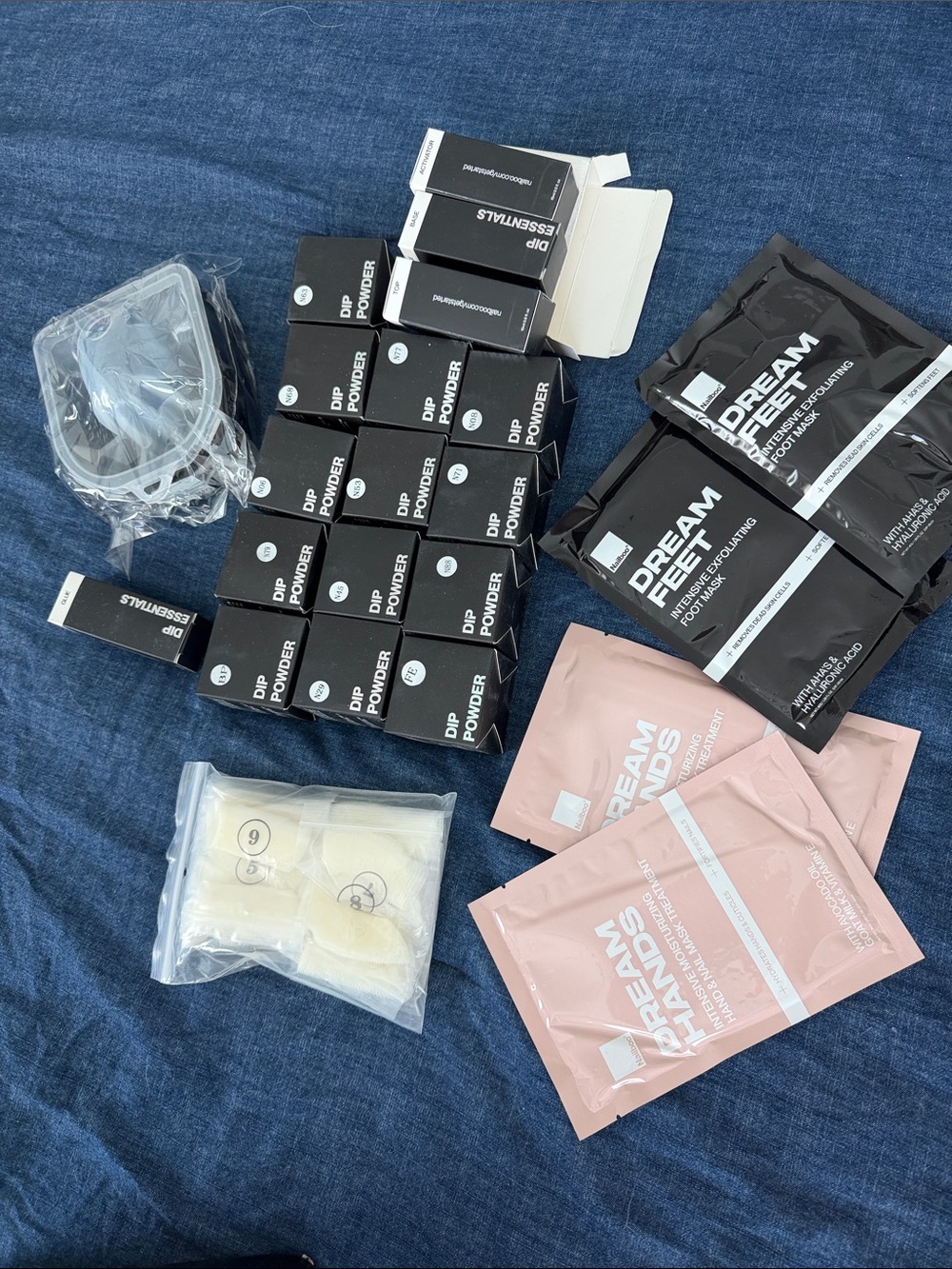 Nailboo Dip Powder Set and extras. Home manicure. NIB.